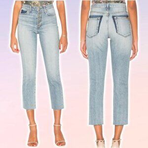 NWT JOE'S JEANS The Debbie High Rise Straight Crop Jean Size 27 Kamryn
